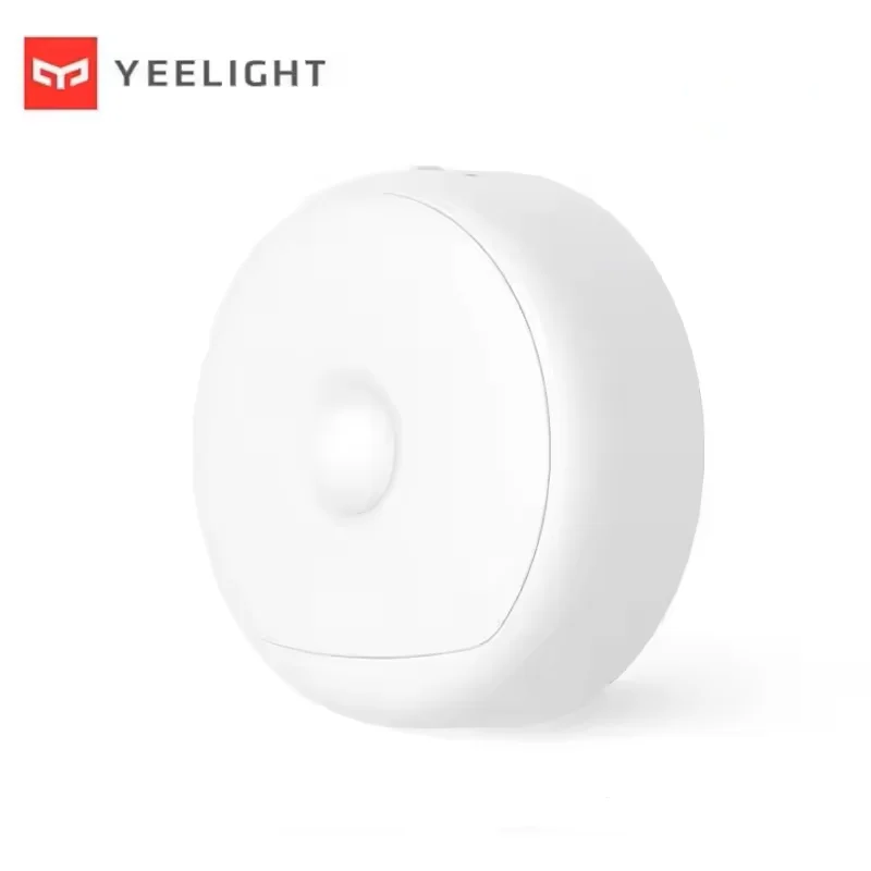 Yeelight Luz Nocturna Recargable redonda con sensor PIR de movimiento y luminosidad — luz blanca cálida regulable